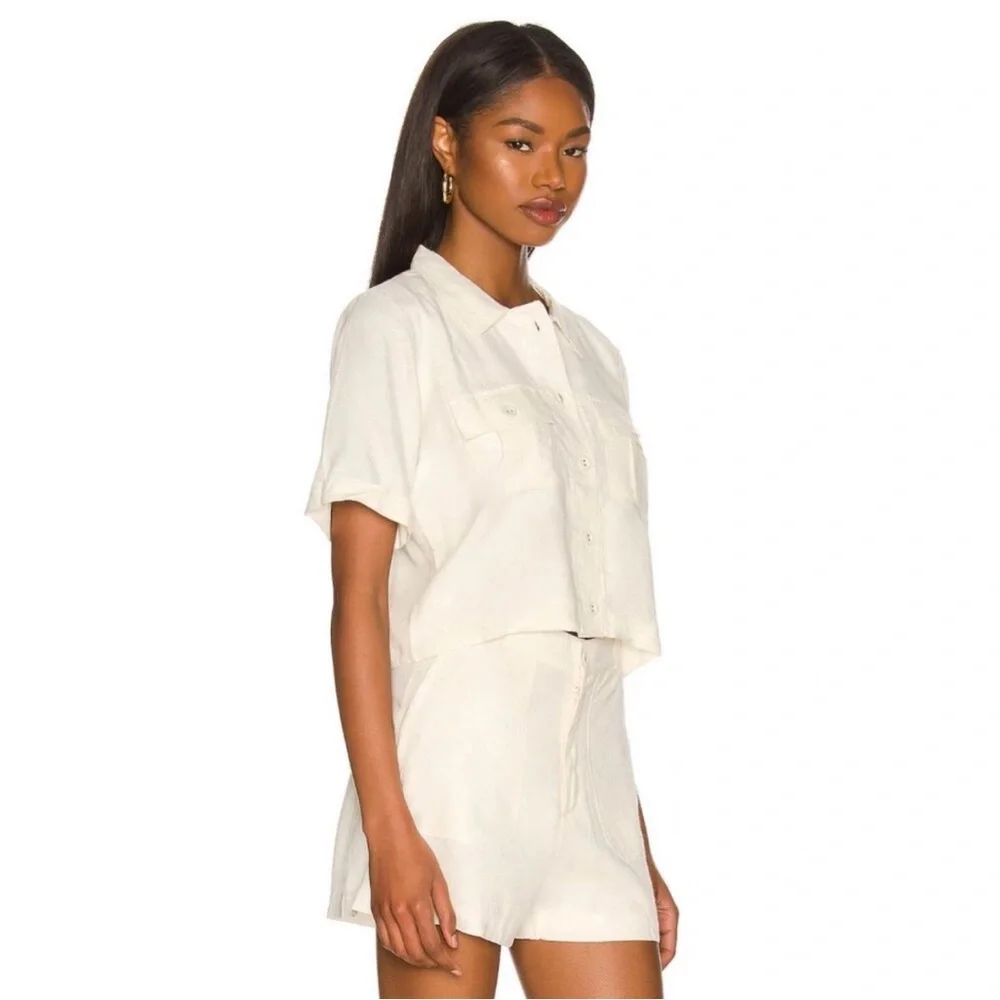 NWT L*SPACE SYDNEY SHORTS CREAM SIZE M
